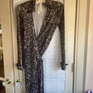 Diane von Furstenberg Vintage Jeanne Silk Jersey Wrap Dress